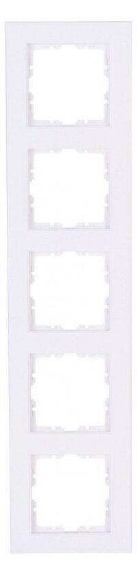 Kopp 402913001 HK07-Abdeckrahmen 5-fach Farbe:arktisweiß