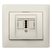 Legrand 771547 Abdeckung TDo Telefondose Galea perlmutt
