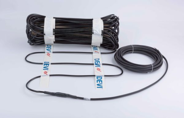 DEVI Freiflächenheizung 300W/qm 1075W DEVIsnow 300 3,5qm 1Kaltl 400V 30W/m