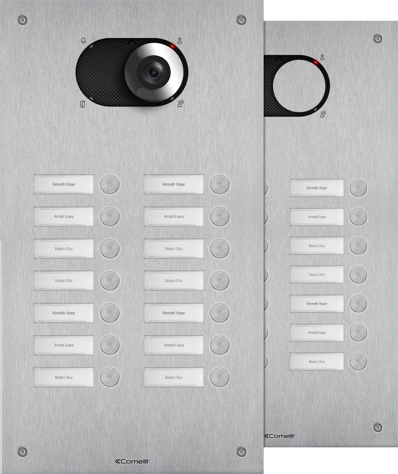 Comelit Comelit Group Frontplatte Switch 14 Teiln. 2-reih V4A IX0214