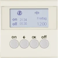 Berker KNX-Funk Zeitschaltuhr weiß glänzend 85745282