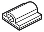 Legrand 037710 Zeichenhalter selbstklebend Länge:17,5mm 7Kennzeichen