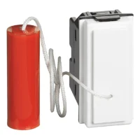 BTicino KW4033 LivingNow 1M Zugtaster mit Schließer- und Öffnerkontakt White