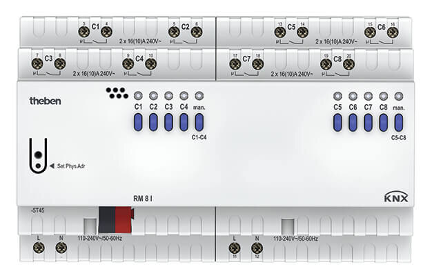 Theben Theben Schaltaktor FIX2 Modul, KNX RM 8 I KNX