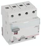 Legrand 411786 TX3 Fi-Schalter 63A 4-polig 300mA Typ A 400VAC 4TE