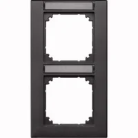 Merten Rahmen 2 fach anth beschriftbar senkr 476214