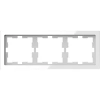 Merten Rahmen 3 fach kristallws D-Life Glas MEG4030-6520