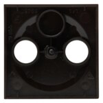 Kopp 490950007 HK07-Antennen-Abdeckung TV/RF Farbe:schwarz matt