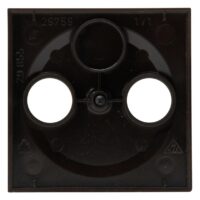 Kopp 490950007 HK07-Antennen-Abdeckung TV/RF Farbe:schwarz matt