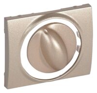 Legrand 771457 Abdeckung Dreh- und Zeitschalter Galea titanium