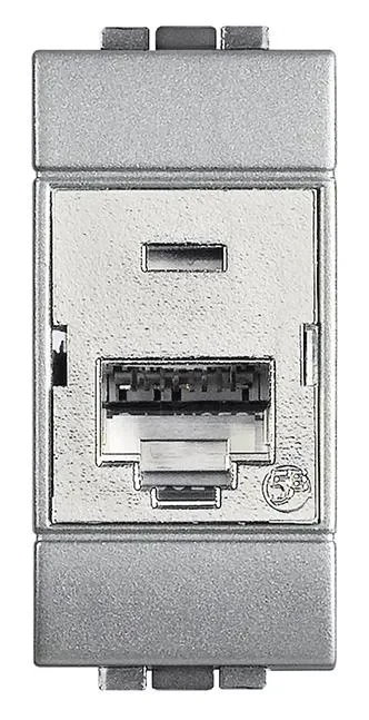 Legrand BTicino NT4262C6S LivingLight Datendose RJ45 geschaltet Kategorie6 STP Tech