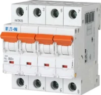 Eaton (Installation) Leitungsschutzschalter 63 A, 4-polig, Steckklemme B PXL-B63/4