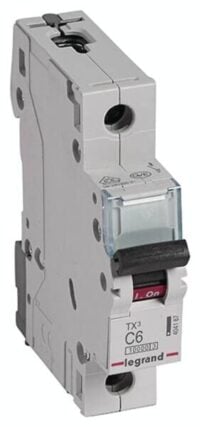Legrand 404167 TX3 LS-Schalter C 6A 1-polig 10kA 230/400VAC 1TE