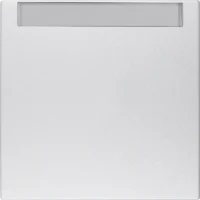 Berker Wippe aluminium matt mit Beschriftungsfeld 16261404