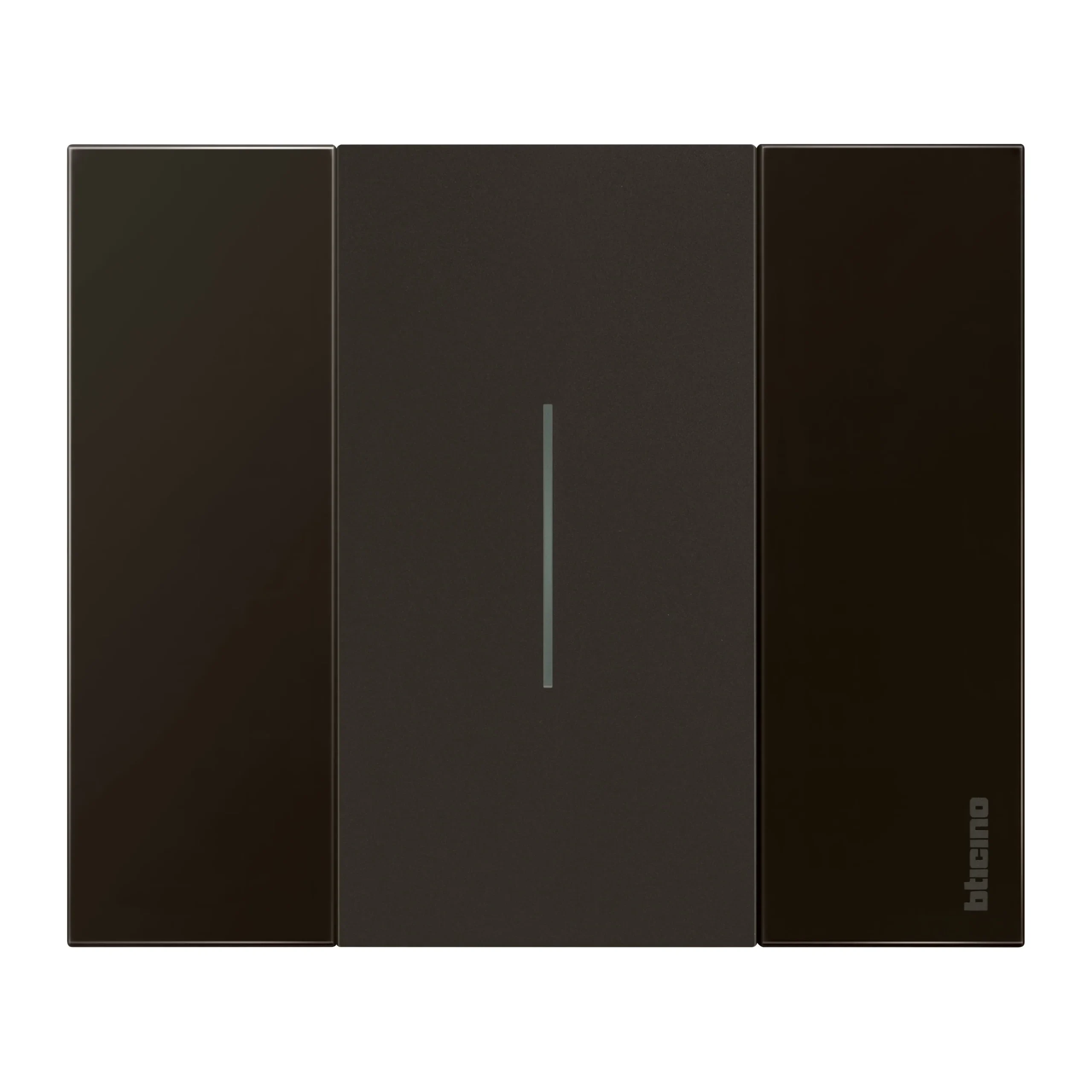 Legrand BTicino KA4802DG LivingNow Abdeckrahmen 2-modulig in der Farbausführung Night