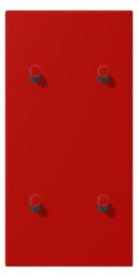 Jung LC12-25R0227 Abdeckung mit Kipphebel "Zylinder" 2x2 Kipphebel senkrecht LS 1912 rou