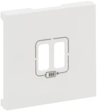 Legrand 864124 Abdeckung Ladesteckdose Niloe Step ultraweiß