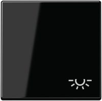 Jung A590BFLSW Wippe Symbol Licht bruchsicher Serie A schwarz