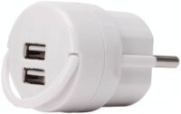 Bild vom Produkt: Kopp 473103017 Adapter m.2f USB max. 2.1A DC 5V IP20 weiß