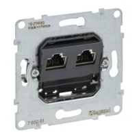 Legrand 765061 SEANO Einsatz Datendose 2xRJ45 Kategorie6A UTP ungeschirmt