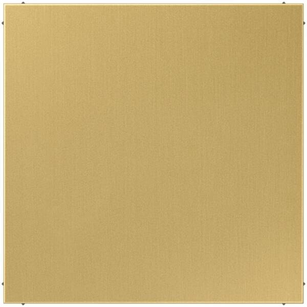 Jung Jung ME2994BPLC Blind-Abdeckung ohne Tragring verrastet LS Messing classic