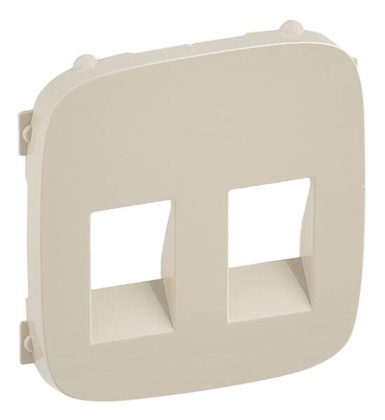 Legrand Legrand 755376 Abdeckung f.2-fach Laut- sprecherdose Valena Allure mandelweiß