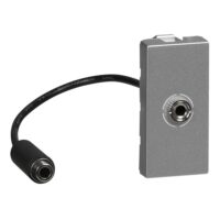 Legrand 079379 Jack 3,5mm Anschluss- einheit vorverdrahtet Mosaic ultraweiß