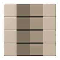 Jung LC504TSA243 Tastensatz komplett 4-fach LC32142