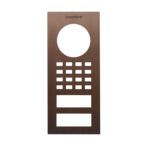 DoorBird D1101V Aufputz Frontblende – Echte Baubronze