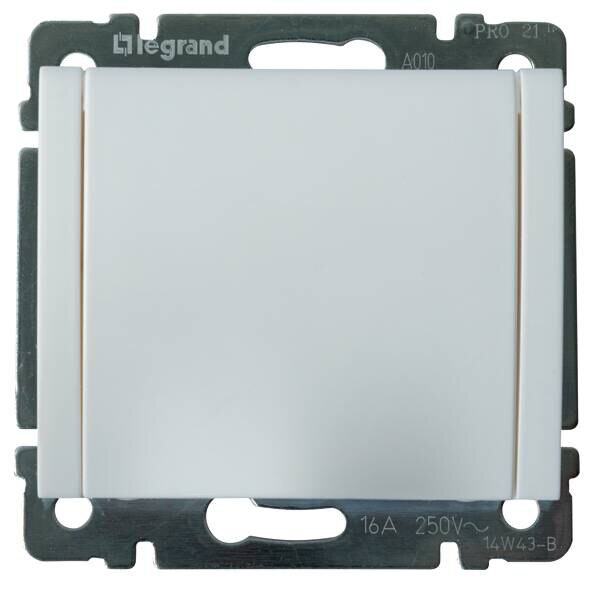 Legrand Legrand 771064 Steckdose (SL) Berührungsschutz Klappdeckel Galea ultraweiß