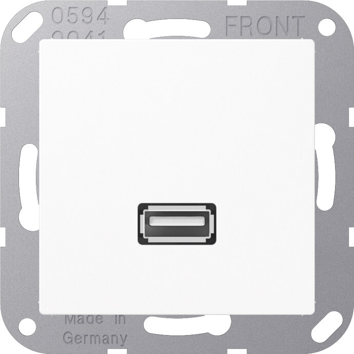 Jung Jung MAA1122WW Einsatz USB Serie A/AS alpinweiß
