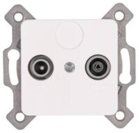 Kopp 110213082 Antennenstd.2-fach EUR arktis