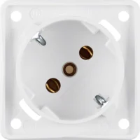 Berker SCHUKO-Steckdose 45 Grad polarweiß, damasziert 841852522