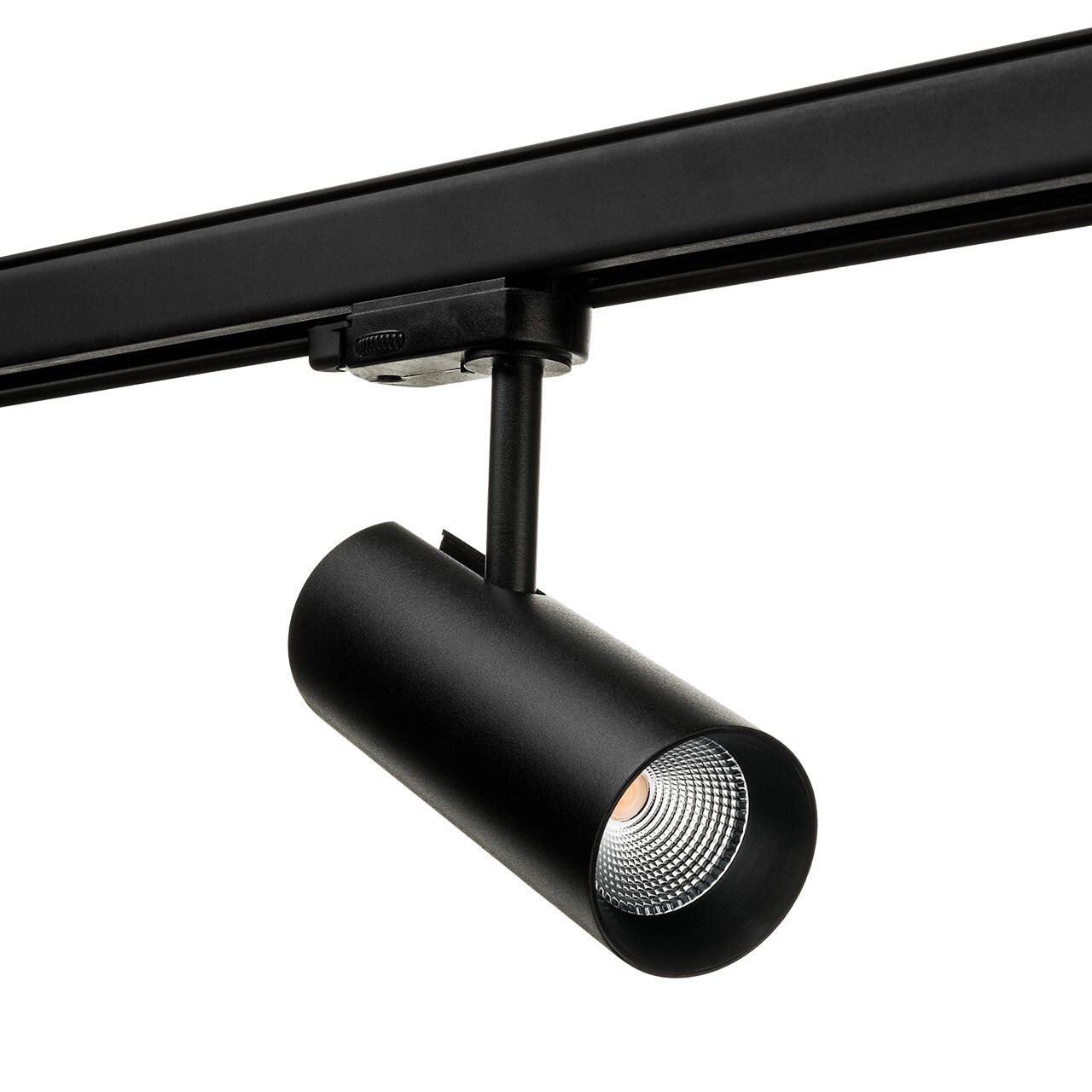 SG LEUCHTEN LED-Schienenstrahler 14W schwarz Tube Mini DALI 320745 Konverter DALI 1LED weiß