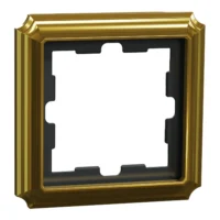 Merten D-Antik Metallrahmen 1-fach, 24k gold MEG4010-4741