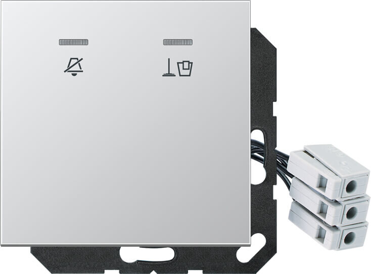Jung Jung Hotelabdeckung mit LED-Einheit 230V AL CU KO5 M 230