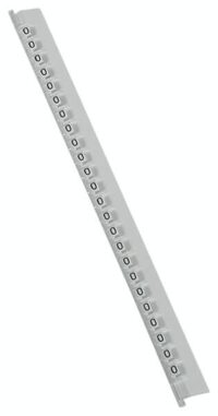 Legrand 037840 Kennzeichnungssystem Memocab Buchstabe:O schwarz auf weiß