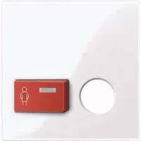 Merten Zentralplatte aws/gl für Ruftaster 450625