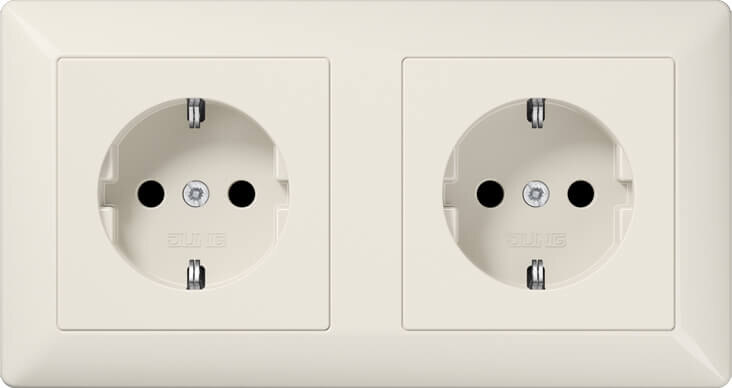 Jung Jung Kanal-SCHUKO-Steckdose 2-fach16A 250V AS 1522