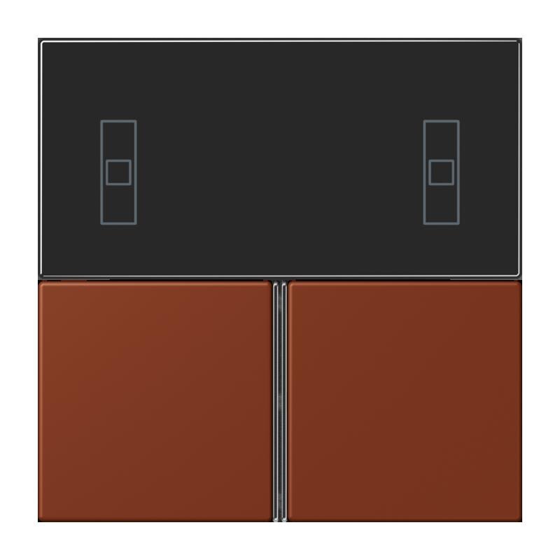 Jung Jung LC4093TSA247 KNX Tastensatz für Komfortregler LC4320D