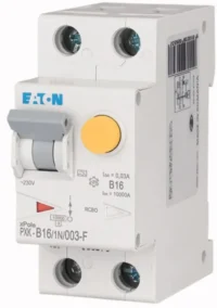 Eaton (Installation) FI/LS-Kombischalter B 16A 1+N, 30mA PXK-B16/1N/003-F