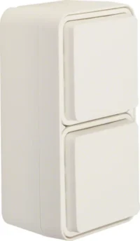 Berker SCHUKO-Steckdose 2-fach senkrecht polarweiß 47703522