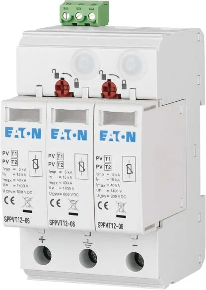Eaton (Installation) Überspannungsableiter steckbar, 1000VDC SPPVT12-10-2+PE-AX