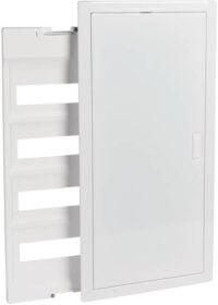 Legrand 001439 Metalltür mit Geräteträger Signalweiß für UP-Vert. Ekinoxe 48+8M 1R