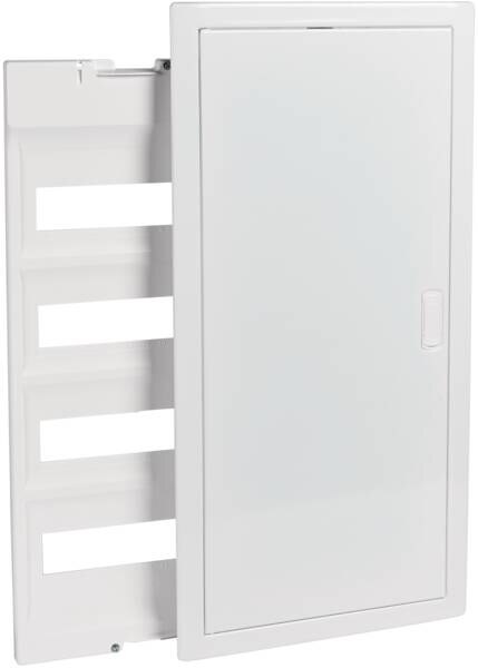 Legrand Legrand 001439 Metalltür mit Geräteträger Signalweiß für UP-Vert. Ekinoxe 48+8M 1R