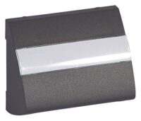 Legrand 771276 Abdeckung VDI 60° schräg Beschriftungsträger Galea dark bronze