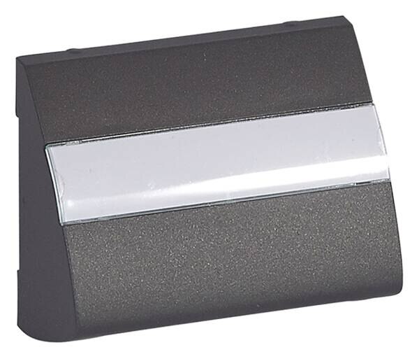 Legrand Legrand 771276 Abdeckung VDI 60° schräg Beschriftungsträger Galea dark bronze