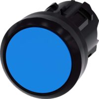Siemens 3SU1000-0AB50-0AA0 Drucktaster 22mm rund Ku. blau Druckknopf flach