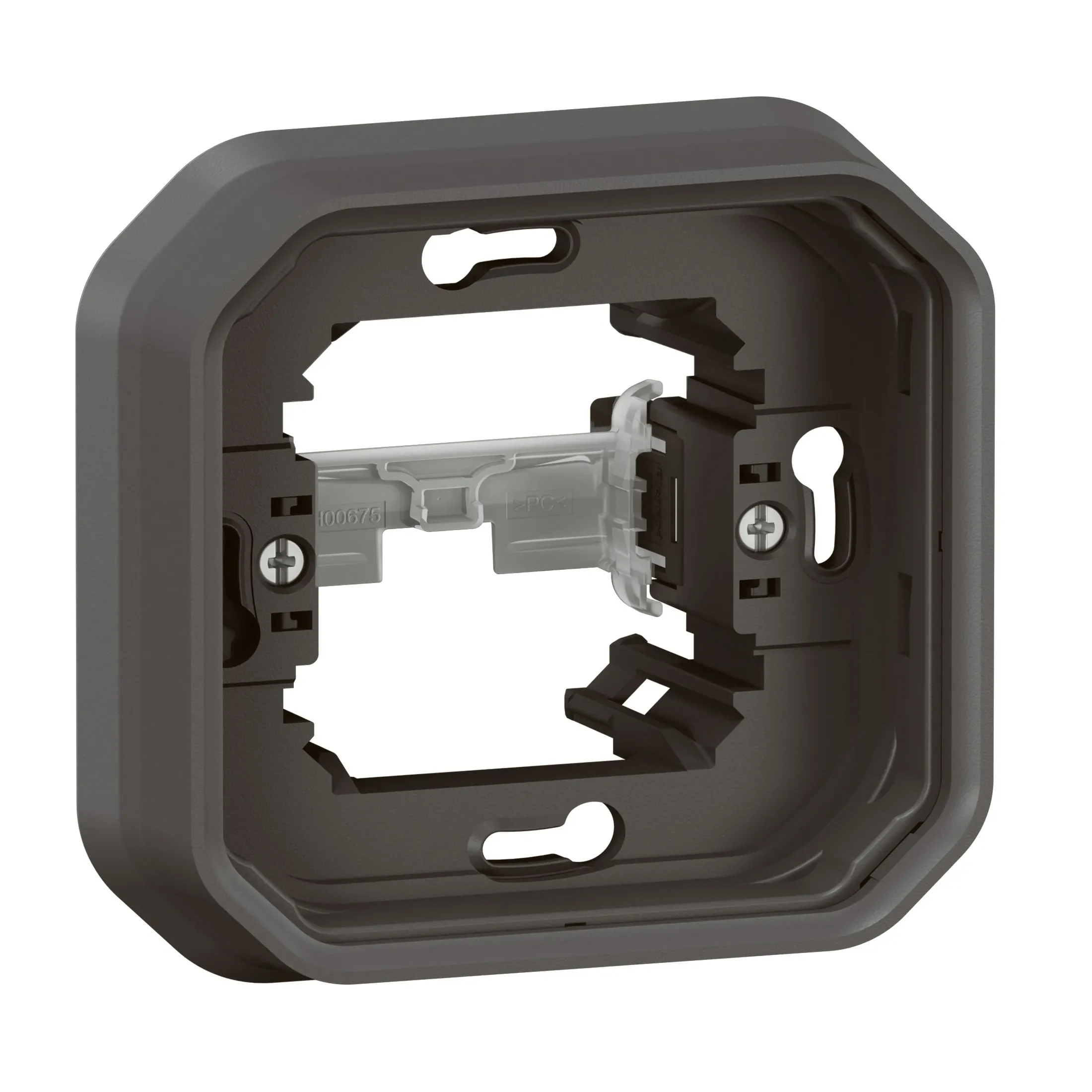 Legrand Legrand 069609L Plexo New FRUP 1-fach Tragring mit Krallen in der Anthrazit