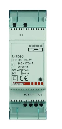 BTicino 346030 Netzgerät Kompakt mit Videoadapter
